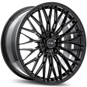 RTX Wheels – RS08F – Black – 20″x9″ 40mm – All weather Wheels – 083250